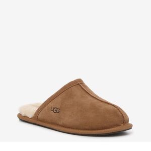 NEW! UGG Pearle Faux Fur Lined Scuff Slippers in womens size 8 US, Cognac color